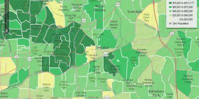 Demografske karte Atlanta