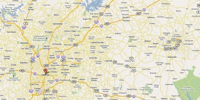 Karta Atlanta