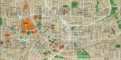 Grad Atlanta na karti